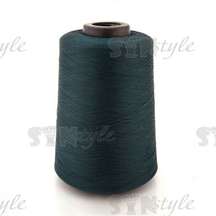 Нитки полиэстер 150D/1, цвет №223 (темно-зеленый), 450 гр  фото 1