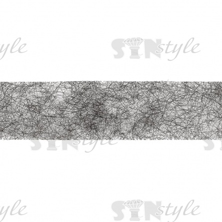 Паутинка клеевая черная, ширина 10 мм, намотка 90 ярдов фото 2