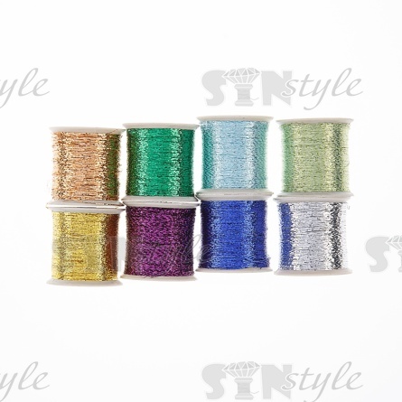 Набор ниток "металлизе" 200 Y фото 1