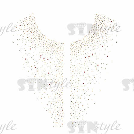 Аппликация из страз фото 1