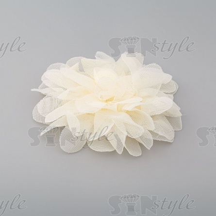 Цветочки декоративные, цвет шампань, размер 80 мм,  фото 2