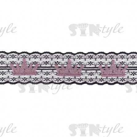 Аппликация кружевная пришивная, ширина 45 мм фото 1