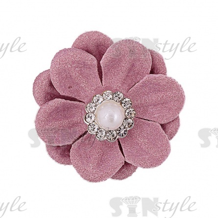 Цветочки декоративные, цвет пурпурный, размер 25 мм, фото 1