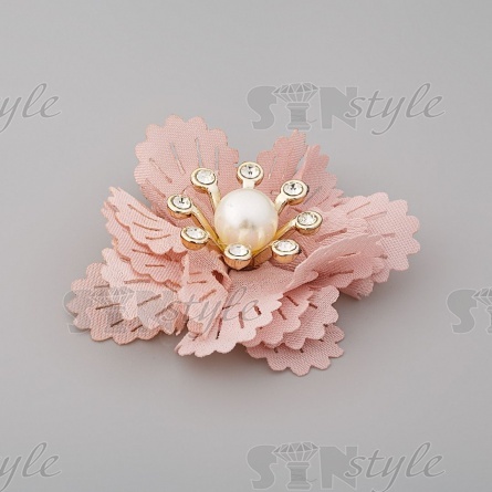 Цветочки декоративные, цвет пурпурный, диаметр 50 мм,  фото 2