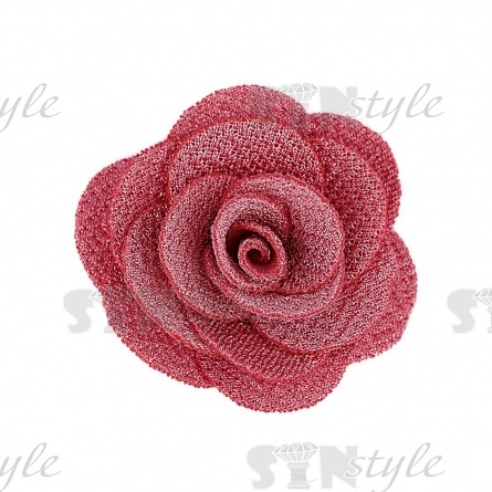 Цветочки декоративные, цвет грязно-розовый, размер 40 мм,  фото 1