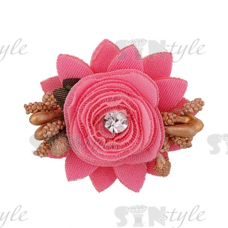 Цветочки декоративные, цвет розовый, размер 50 мм,  фото 1