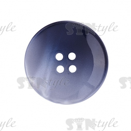 Пуговица пластиковая на четыре прокола, размер 48L, перламутровая, цвет серый градиент фото 2