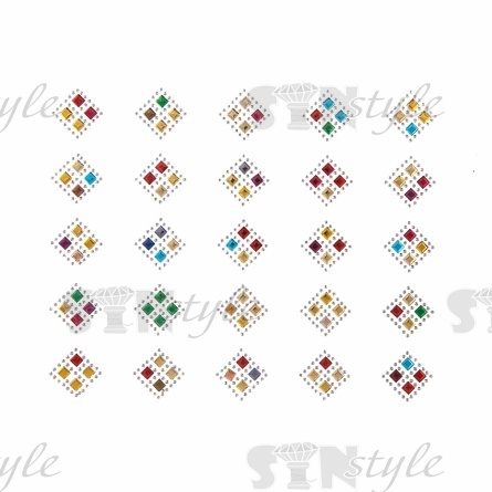 Термоаппликация со стразами и пластиковыми пластинами фото 1