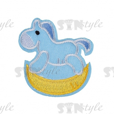 Термоаппликация "Лошадка", размер 50х52 мм  фото 1