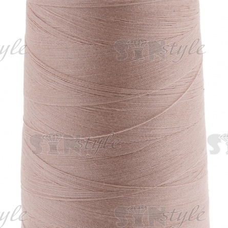 Нитки полиэстер 40/2, цвет №1552 (грязно-бежевый), 5000Y фото 2