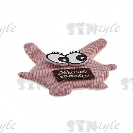 Аппликация 3D, цвет грязно-розовый, размер 45х45 мм фото 2