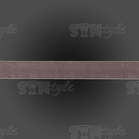 Декоративная лента капроновая, ширина 25 мм, намотка 50 ярдов, цвет розовый фото 2