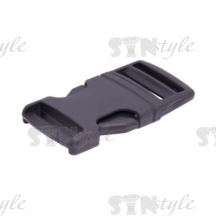 Пряжка Фастекс, внутренний размер 25 мм, цвет черный фото 2