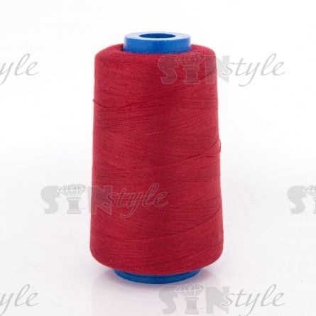 Нитки полиэстер 40/2, цвет №560 (бордовый), 5000Y фото 1