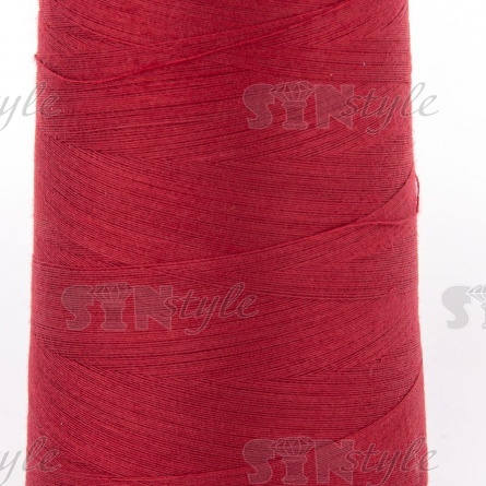 Нитки полиэстер 40/2, цвет №560 (бордовый), 5000Y фото 2
