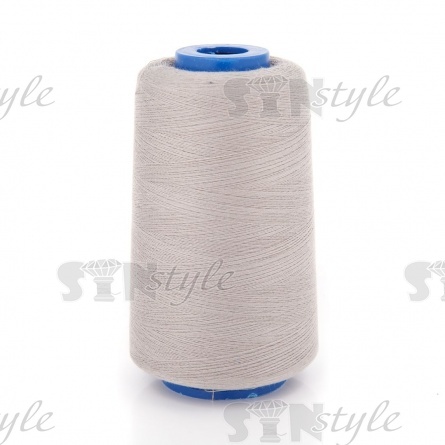 Нитки полиэстер 40/2, цвет №565 (серый), 5000Y фото 1