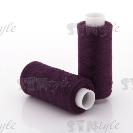 Нитки полиэстер 40/2, цвет №2205 (фиолетовый), катушка 400Y фото 1