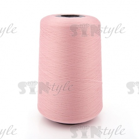 Нитки полиэстер 150D/1, цвет №554 (грязно-розовый) фото 1
