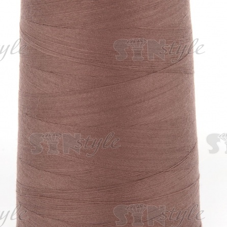 Нитки полиэстер 40/2, цвет №571 (серо-коричневый), 5000Y фото 2