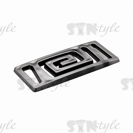 Пряжка пластиковая, внутренний размер 25 мм, цвет темный никель фото 2