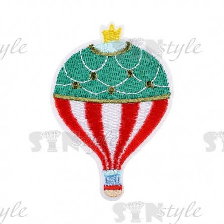 Термоаппликация "Воздушный шар", размер 52х75 мм фото 1