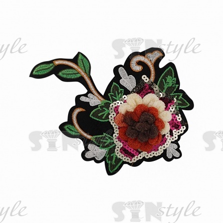 Аппликация пришивная, размер 175 х 135 мм фото 1