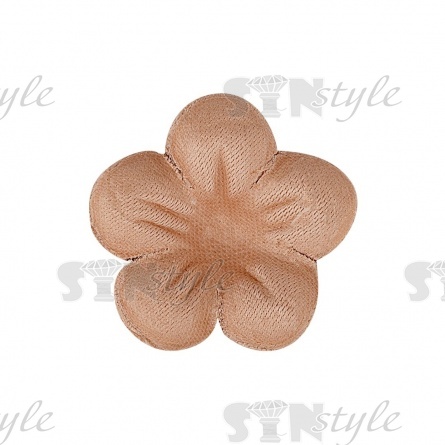 Цветочки декоративные, цвет бежевый, размер 23 мм и 32 мм,  фото 1