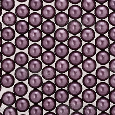 Бусины под жемчуг прибивные, размер 5 мм, цвет темно-фиолетовый, вес 500 г  фото 2