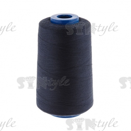 Нитки полиэстер 40/2, цвет №597 (серо-синий), 5000Y фото 1