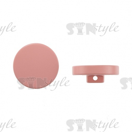 Пуговица пластиковая на ножке, грязно-розовая, 48L фото 1