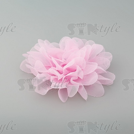 Цветочки декоративные, цвет розовый, диаметр 45 мм,  фото 3