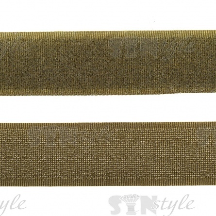 Лента "Контакт" (Липучка), ширина 30 мм, цвет хаки, рулон 25 метров, комплект из двух рулонов фото 2