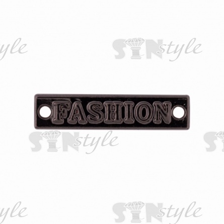 Брошь-игла металлическая со стразами, размер 20х90 мм, цвет золото+белая страза фото 2