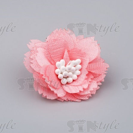 Цветочки декоративные, цвет грязно-розовый, диаметр 40 мм,  фото 2