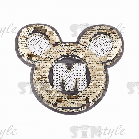 Аппликации пайетки, размер 220х190 мм фото 2