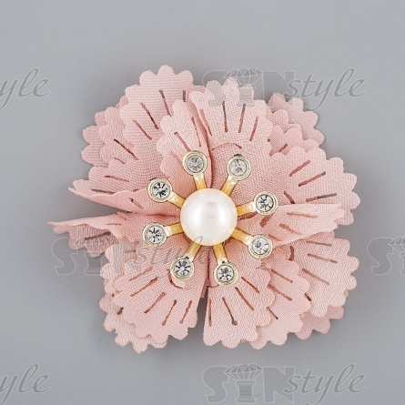 Цветочки декоративные, цвет пурпурный, диаметр 50 мм,  фото 1