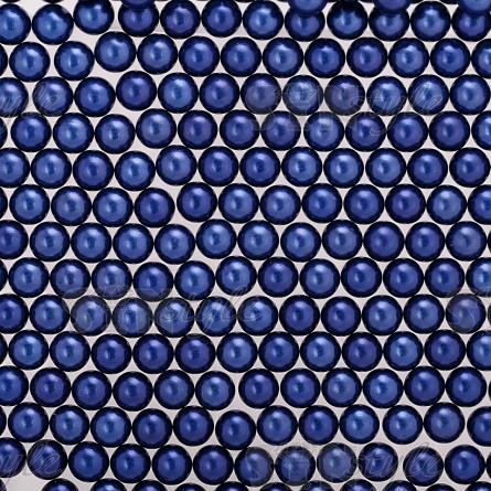 Бусины под жемчуг прибивные, размер 6 мм, цвет электрик, вес 500 г фото 1