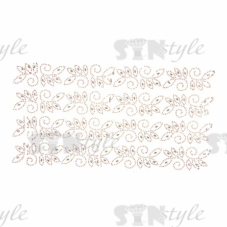 Аппликация из страз фото 1