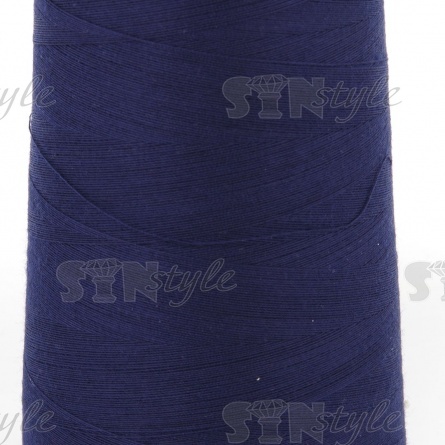 Нитки полиэстер 40/2, цвет №320 (темно-синий), 5000Y фото 2