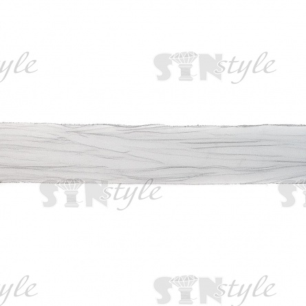 Декоративная лента капроновая, рулон ширина 40 мм, намотка 100 ярдов, цвет серый фото 2