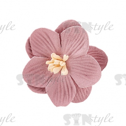 Цветочки декоративные, цвет пурпурный, размер 40 мм,  фото 1