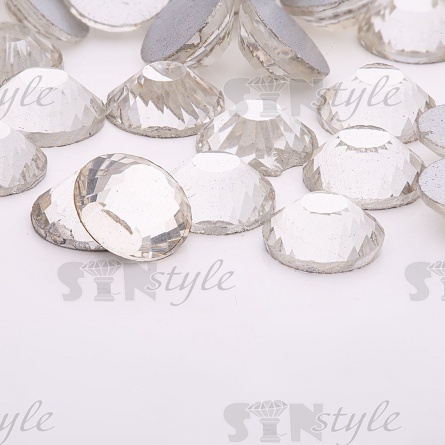 Стразы холодной фиксации Crystal SS40, цвет белый прозрачный , 144шт/уп фото 3