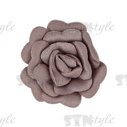 Цветочки декоративные, цвет серый, размер 30 мм,  фото 1