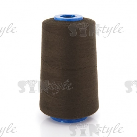 Нитки полиэстер 40/2, цвет №423 (темный хаки), 5000Y фото 1