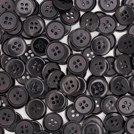 Пуговица пластиковая на четыре прокола, размер 24L, цвет бордовый фото 3