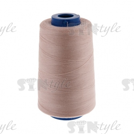 Нитки полиэстер 40/2, цвет №1552 (грязно-бежевый), 5000Y фото 1