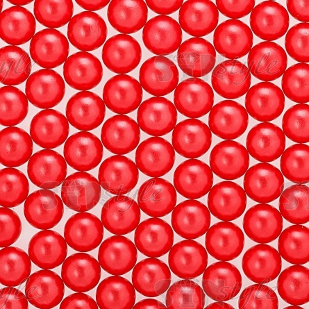 Бусины под жемчуг прибивные, размер 8 мм, цвет коралл, вес 500 г  фото 2