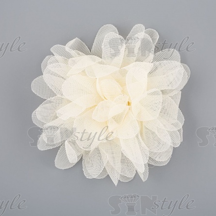 Цветочки декоративные, цвет шампань, размер 80 мм,  фото 1