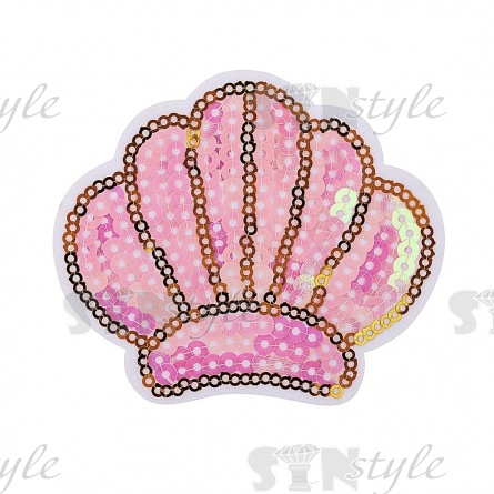 Термоаппликация "Корона", размер 80х80 мм фото 1