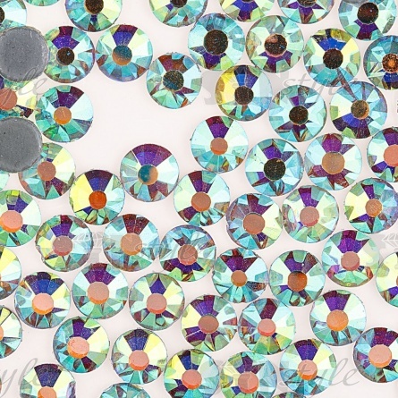 Стразы термоклеевые стеклянные Crystal SS20, цвет радужный (голография), 720 шт/уп фото 2